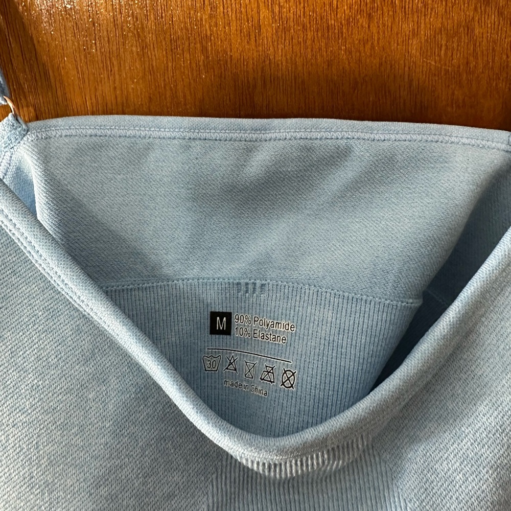 Light Blue Workout Set - Picture 3 of 8